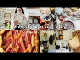 Spend the week with me in Cornwall: spring baking, car boots & exciting garden updates