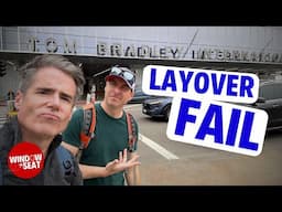 Left Airport to Explore Los Angeles During Long Layover … Then Everything Went Wrong 😱✈️🏟️
