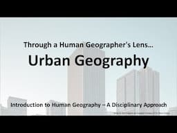 Understanding Urban Geography: Analyzing Locations Through Human Perspective