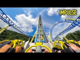 IMPULSE - Front Row On Ride POV - Knoebels