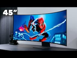 LG’s NEW 45” OLED Gaming Monitor (GX9) Unboxing + Impressions