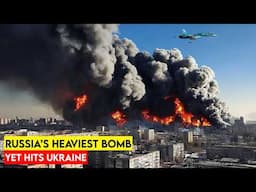 Russia Hits Back Hard—FAB-3000 Bomb Flattens Ukrainian Base After Spiderweb!