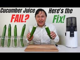 Why Your Juicer Struggles at Juicing Cucumbers (And the Easy Fix!)