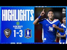 HIGHLIGHTS : NAKHONRATCHASIMA MAZDA FC 1-3 BG PATHUM UNITED | CHANG FA CUP 2024/25 (QUARTER FINAL)