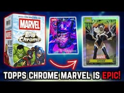 INCREDIBLE! 2025 Topps Chrome Marvel Blaster Box Review!