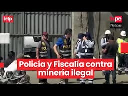 Intervienen plantas ilegales en operativo conjunto contra minería informal en Ica y Ayacucho