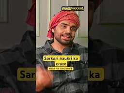 Craze of govt job in Bihar #shorts #fakepodcast