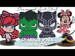 SNEAK PEEK/New Releases! Marvel, Disney, & Barbie Sparkle Pals+ Mini Dazzles Diamond Painting Kits!