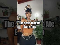 Airline lost your luggage! But your scarf said "I Got You"#earthyaesthetic #locs #headscarf #fashion