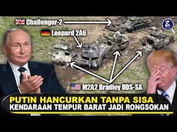 BRADLEY BUATAN AS JADI RONGSOKAN DI UKRAINA! Daftar Kendaraan Tempur Barat Yang Dihancurkan Rusia