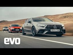 Audi RS3 v Toyota GR Yaris v AMG A45 S – four-wheel drive hatch showdown
