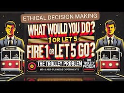 What Would YOU Do? Fire 1 or Let 5 Go? Business Ethical Decision-Making | MBA Labs | Trolley Problem