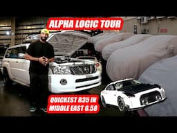 One of The Middle East's Top GT-R Tuners - 6-second R35 - Alpha Logic Tour