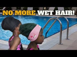 How to keep natural hair DRY while swimming!