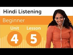 Learn Hindi | Listening Practice - Choosing a Seat on a Flight in India