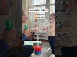 Follow for more #speechtips & #languagedevelopment #toddlerlearning! #slp #speechtips #speechtherapy