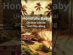 Honolulu Baby - Ukulele Tutorial and play along  #ukulelelessons #oldies #ukuleleplayalong #ukulele