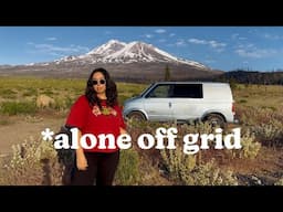 enduring a HELL of a heatwave, van camping by Mount Shasta *NOT ideal