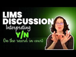 ASL LIMS Discussion Y/N on Court Record