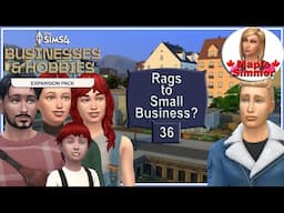 Dinner Party Pt 36: Rags to Small Business Challenge (Sims 4 Businesses & Hobbies)