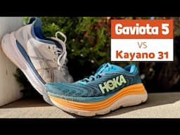 Hoka Gaviota 5 VS Asics Gel Kayano 31 | Max Cushion Max Stability Running Shoe Review