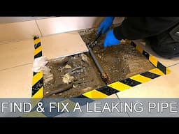 How to find underground water leak in the house and fix it