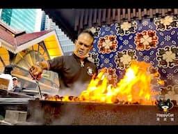 🔥 Bringing Back the Glory of Satay Club with Old-School Eat in Street Hawker!  Singapore Hawker Food