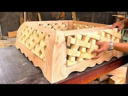 The Art Of Arrangement In Woodworking- The Tea Table With Crossed Wooden Slices Looks Quite Delicate