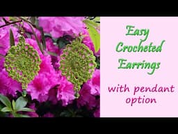 Easy Crocheted Earrings
