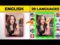 Use This AI to TRANSLATE Videos into 29 LANGUAGES [With Lip-Sync!]