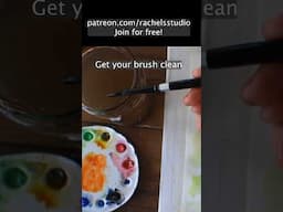 Fix SO MANY watercolor problems with a thirsty brush!