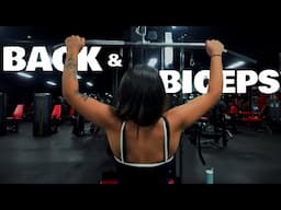 First Gym Vlog! | Back & Biceps | Deadlifting |