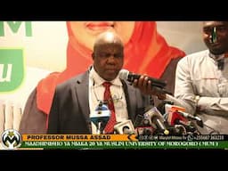 PROFESSOR MUSSA ASSAD AKIJIBU KIPROFESSOR MASWALI YA WAANDISHI WA HABARI LAZIMA UELEWE