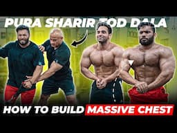 Worlds Best Chest & Shoulder Workout For Mass|| Bulking|| Training With Guru ji