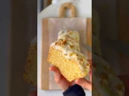 Lemon Cake with Cream Cheese Glaze and Creamy Lemon Curd #vegan #eggfree #dairyfree