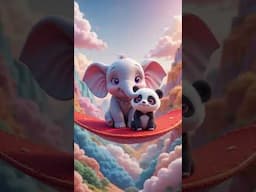 Colors Song With Cute Animals #shorts #kidssong #babysongs #colors #hooplakidz