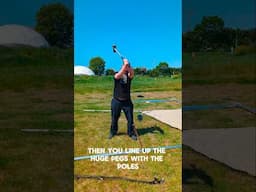 Putting up a Stretch Tent