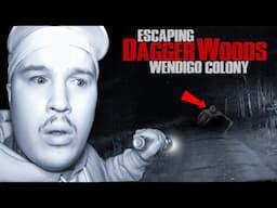 (FORCED TO ABANDON CAMP) Filming Myself Escape Haunted GHOST ROAD | INHABITED BY WENDIGO COLONY