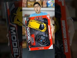 RC Amazing Big Yellow Ferrari Car Unboxing and Test #rccar #rctoys #remotecontrolcar