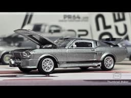 POP RACE Shelby GT 500 1/64 unboxing & review