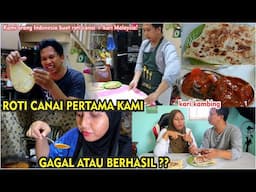 ORANG INDONESIA PERTAMA KALI BUAT ROTI CANAI & KARI KAMBING MALAYSIA DI RUMAH!BERHASIL TAK??