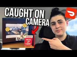 Doordash Driver CAUGHT On Camera STEALING CUSTOMERS ORDERS (CRAZY REACTION)