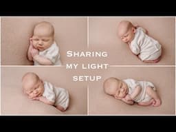 Part 2 - How to photograph a NEWBORN baby - My LIGHT SETUP & use of light as a newborn photographer