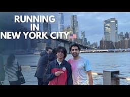 Running 5KM on Brooklyn Bridge NYC | Stunning New York Evening Run