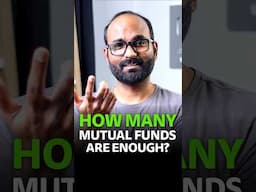 How Many Mutual Funds Are Enough in your Portfolio and Why Doest It Matters? #shorts