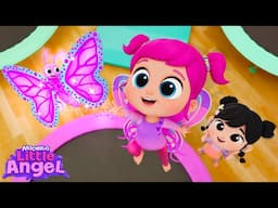Fly Like a Butterfly - Gymnastics Fun! |  Little Angel Kids Songs & Nursery Rhymes