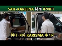Kareena-Saif Arrive In Shock At Karisma Kapoor’s Residence