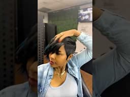 Edgy pixie cut #hair #alopecia #pixiecuttutorial