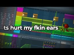 Destroying my hearing with horrible beats