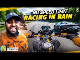 900KM at 200km/h in the Rain on BMW R1250 GSA | Autobahn Madness with Supercars!@CherryVlogsCV